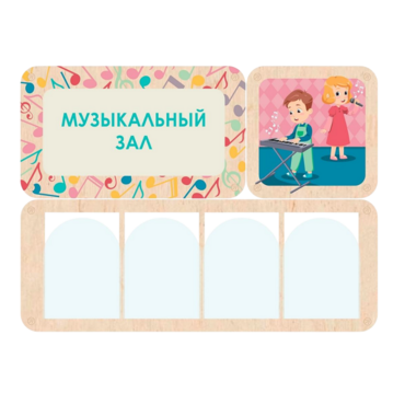 Информационный стенд «Музыкальный зал» (100.5 х 74 см) - «globural.ru» - Воткинск