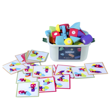 Мягкий магнитный конструктор "Макки 60" - «globural.ru» - Воткинск