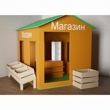 Игровой домик «Рынок» - «globural.ru» - Воткинск