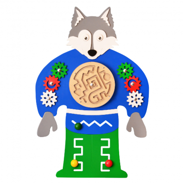 Бизиборд «Волчок- Серый Бочок» - «globural.ru» - Воткинск