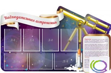 Стенд "Наблюдательная астрономия" - «globural.ru» - Воткинск