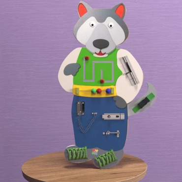 Бизиборд «Волчок-серый бочок» - «globural.ru» - Воткинск