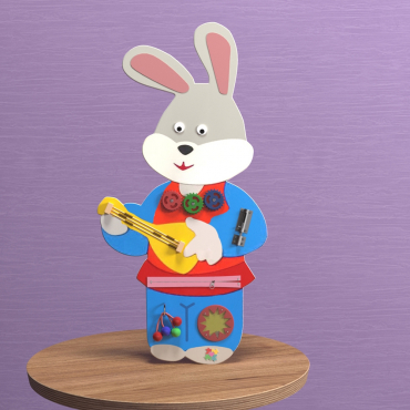 Бизиборд «Зайчик-побегайчик» - «globural.ru» - Воткинск