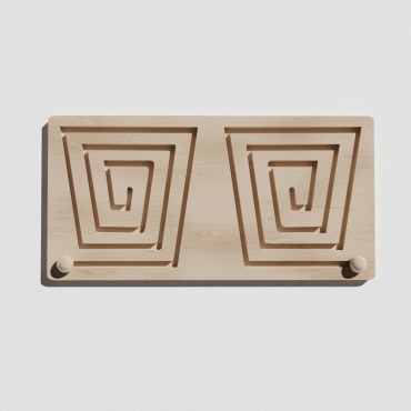 Такт-панель "Лабиринт-трапеция №5" - «globural.ru» - Воткинск