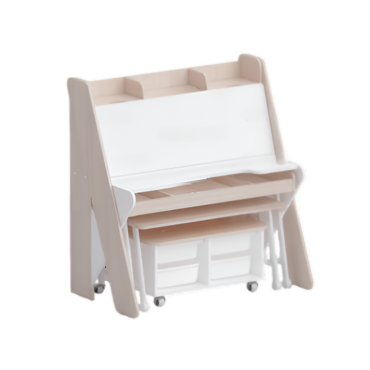 Набор мебели «Конструкторское бюро» (дуб молочный/белый) - «globural.ru» - Воткинск