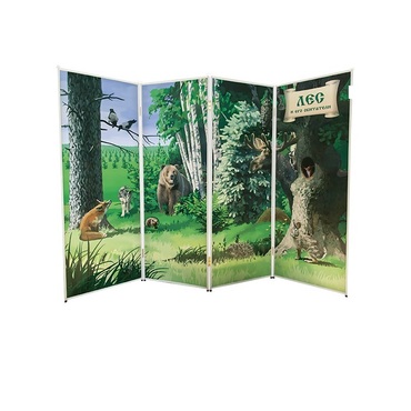 Дидактическая ширма "Природное сообщество (лес, луг, водоем)" - «globural.ru» - Воткинск