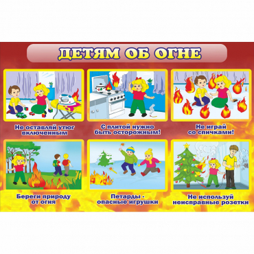 Стенд "Детям об огне" - «globural.ru» - Воткинск