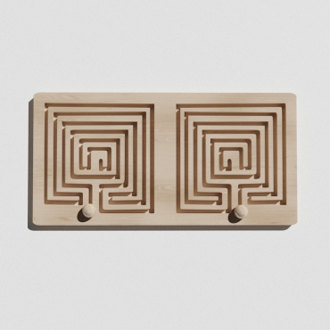 Такт-панель "Деревянный лабиринт №10" - «globural.ru» - Воткинск