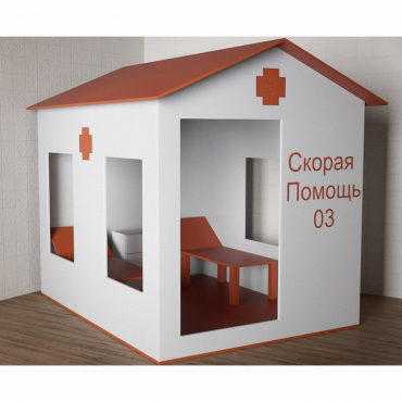 Игровой домик «Скорая помощь» - «globural.ru» - Воткинск