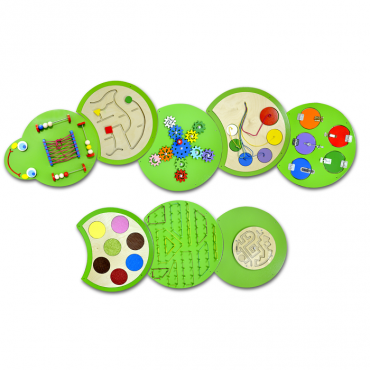 Тактильно-развивающая панель "Гусеница Жужа" - «globural.ru» - Воткинск