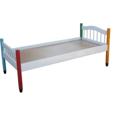 Кровать детская "Карандаш" 1400х600х600 настил ДВП  - «globural.ru» - Воткинск