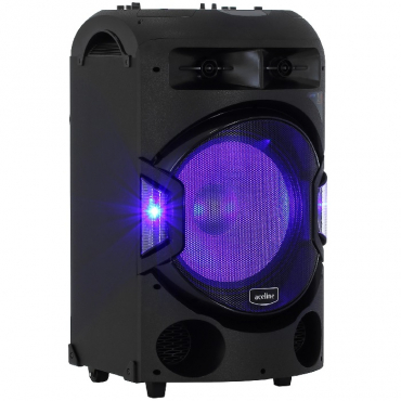 Переносная мобильная акустическая система с возможностью подключения микрофона и проигрывания аудиофайлов с флеш-накопителя мощностью не менее 250 Вт - «globural.ru» - Воткинск