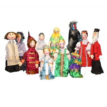 Комплект театральных кукол "Аленький цветочек" - «globural.ru» - Воткинск