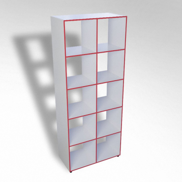 Шкаф открытый многосекционный ТР10 ЛДСП  - «globural.ru» - Воткинск