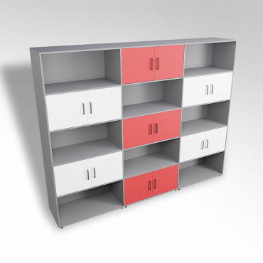 Шкаф встраиваемый закрытый с открытой полкой многосекционный ТР9 ЛДСП  - «globural.ru» - Воткинск