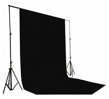 Фотофон для фото и видео 3х6 м Черный - «globural.ru» - Воткинск